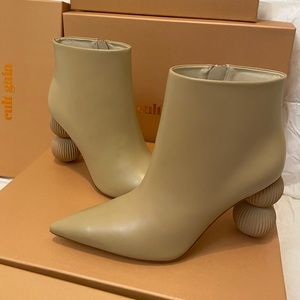 Cult Gaia Cam Booties in Sand NWT
